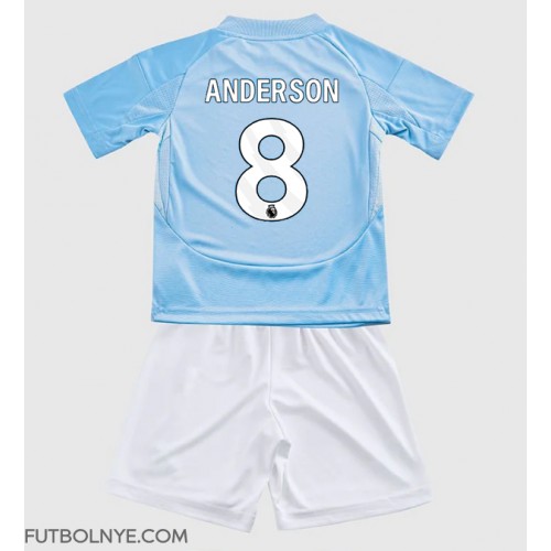 Camiseta Nottingham Forest Elliot Anderson #8 Tercera Equipación para niños 2024-25 manga corta (+ pantalones cortos)